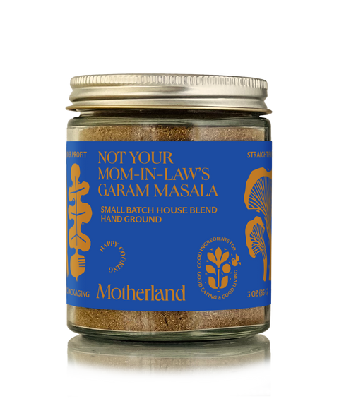 Ground Garam Masala powder bottled packaging